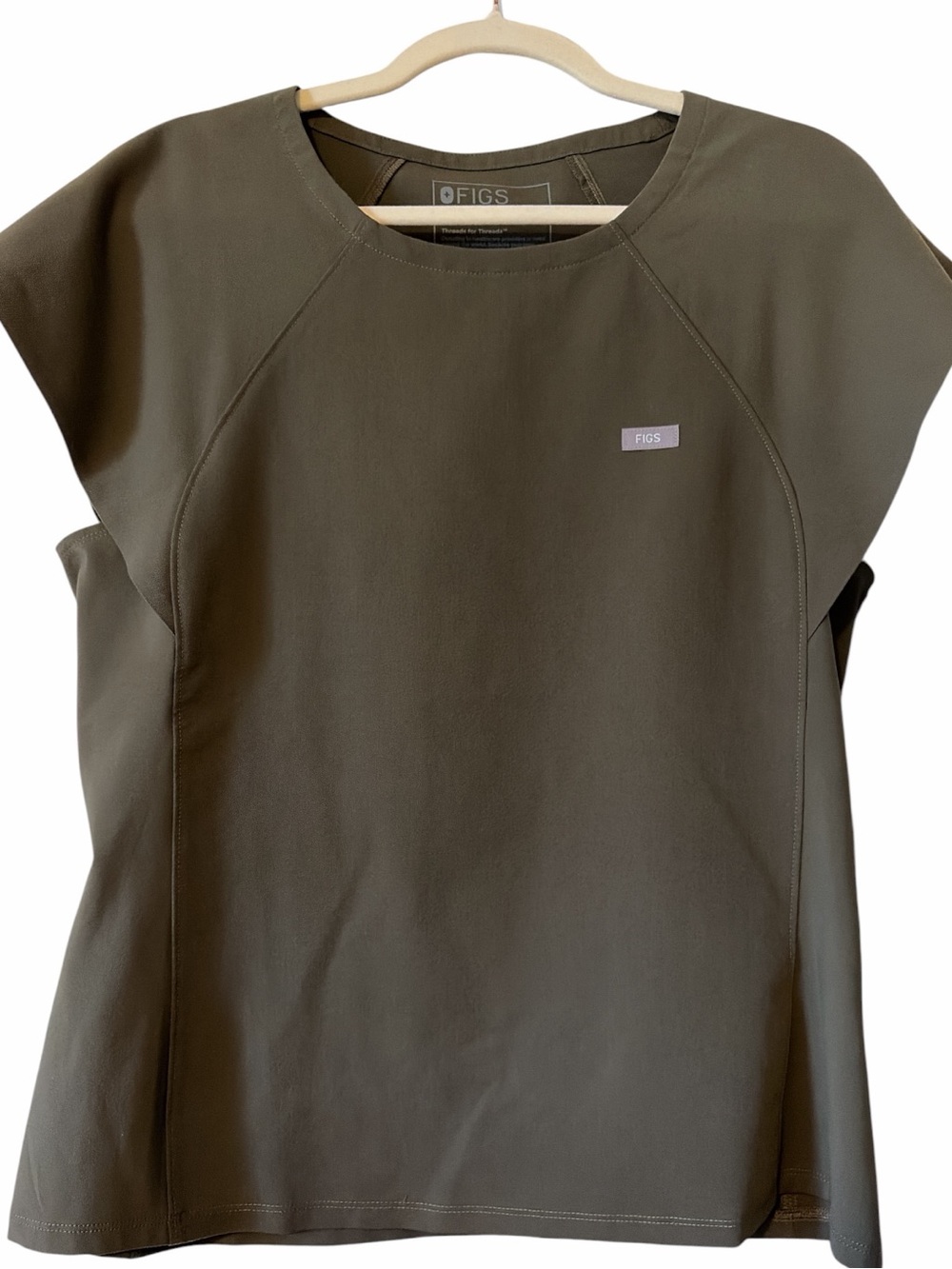 FIGS SPRUCE ORILLA SCRUB TOP LARGE - Picture 7 of 10